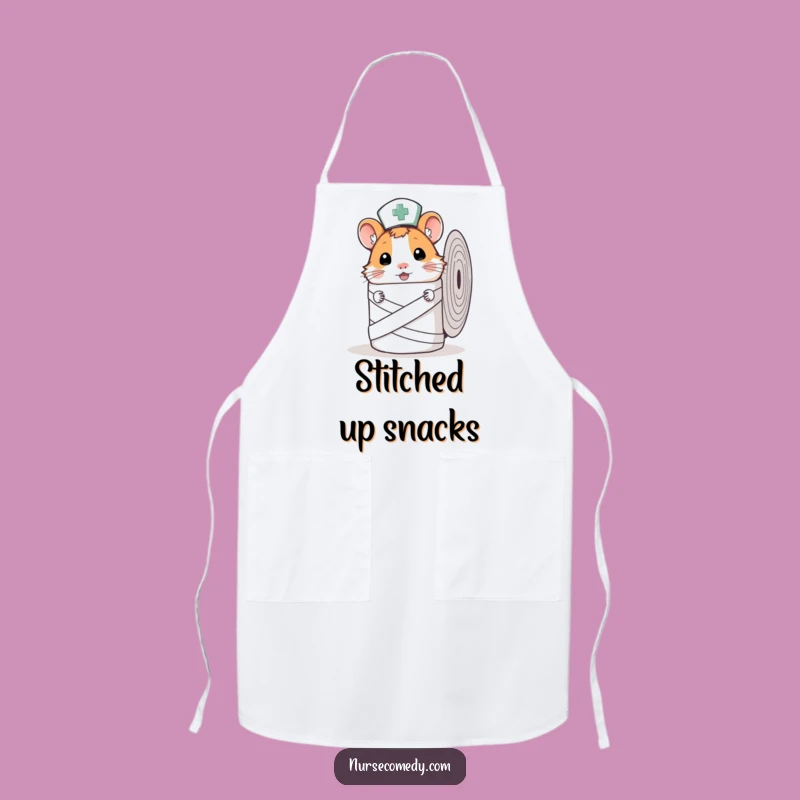 Funny Hamster Nurse Apron - Curious Kitchen Helper!