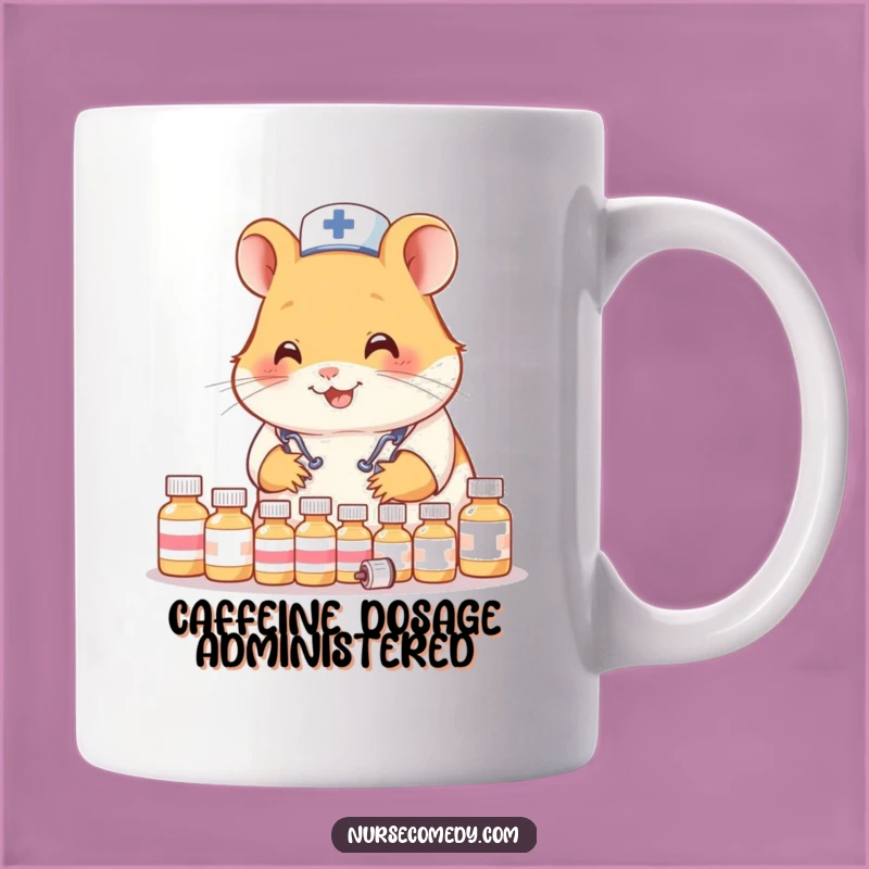 Funny Hamster Nurse Mug: Organized Doctor Fun, Perfect Gift!