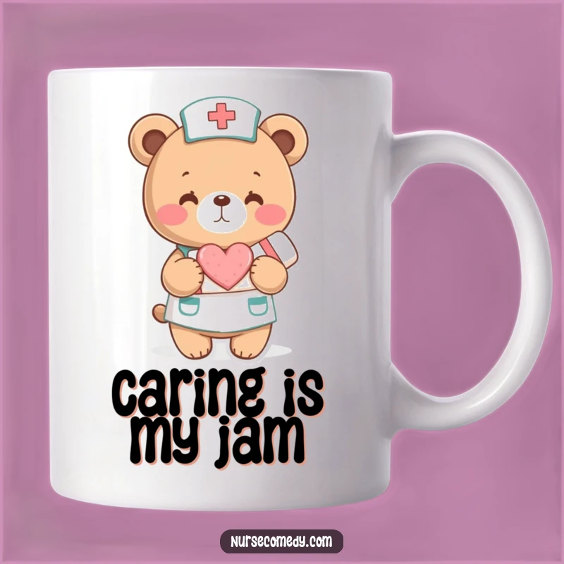 Funny Bear Nurse Mug - Caring Gift for Healthcare Heroes!