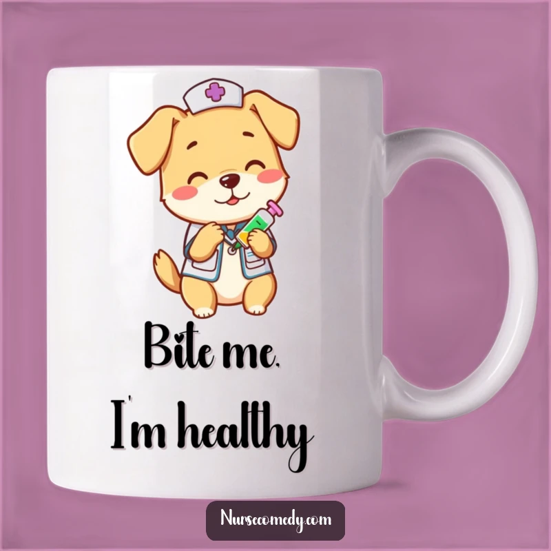Funny Dog Nurse Mug - Playful Doctor Gift for Animal Lovers
