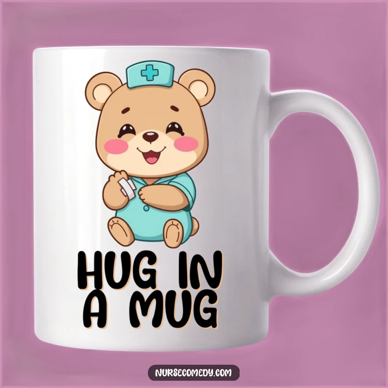 Funny Bear Nurse Mug - A Heartwarming Gift for Caring Heroes