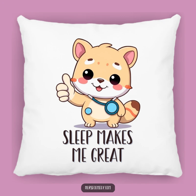 Soft Funny Doctor Animal Pillow: Thumbs Up Comfort, Stethoscope Cozy, Gift!