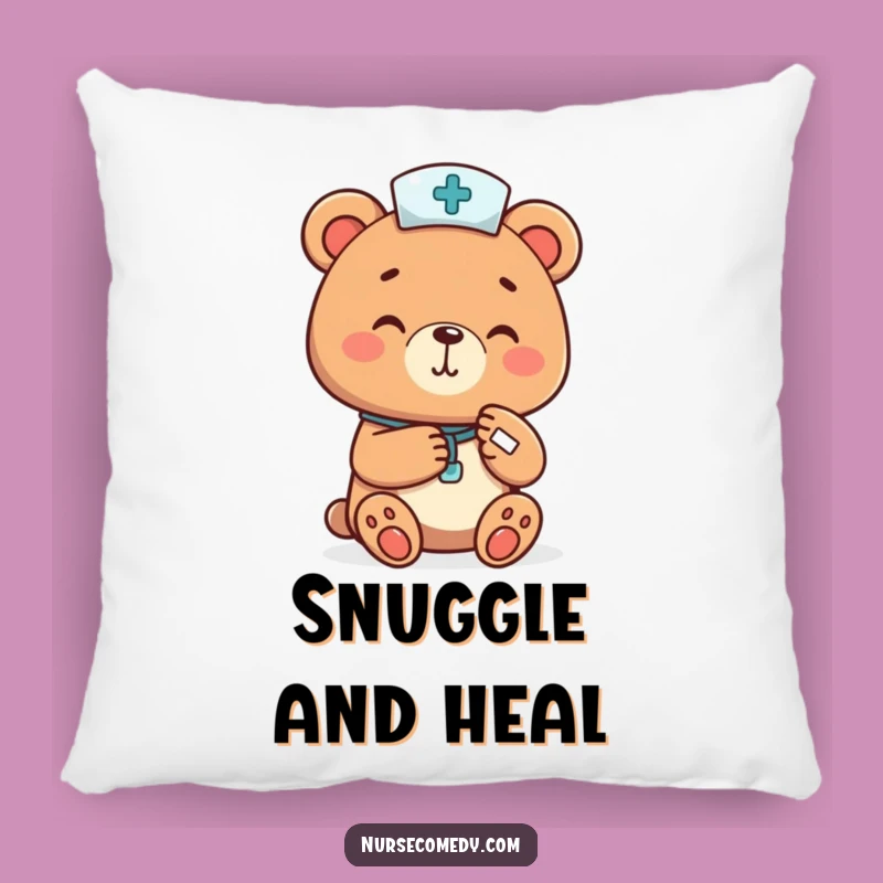 Funny Bear Nurse Pillow - Cozy Comfort with a Gentle Healing Touch