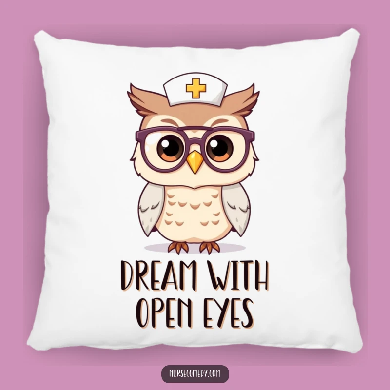 Soft Funny Kawaii Owl Nurse Pillow: Cuddle Up with Wise Comfort and Adorable Charm