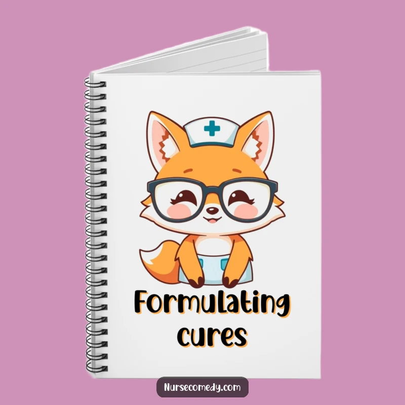 Funny Fox Nurse Notebook: Journal Your Wisdom with Warmth