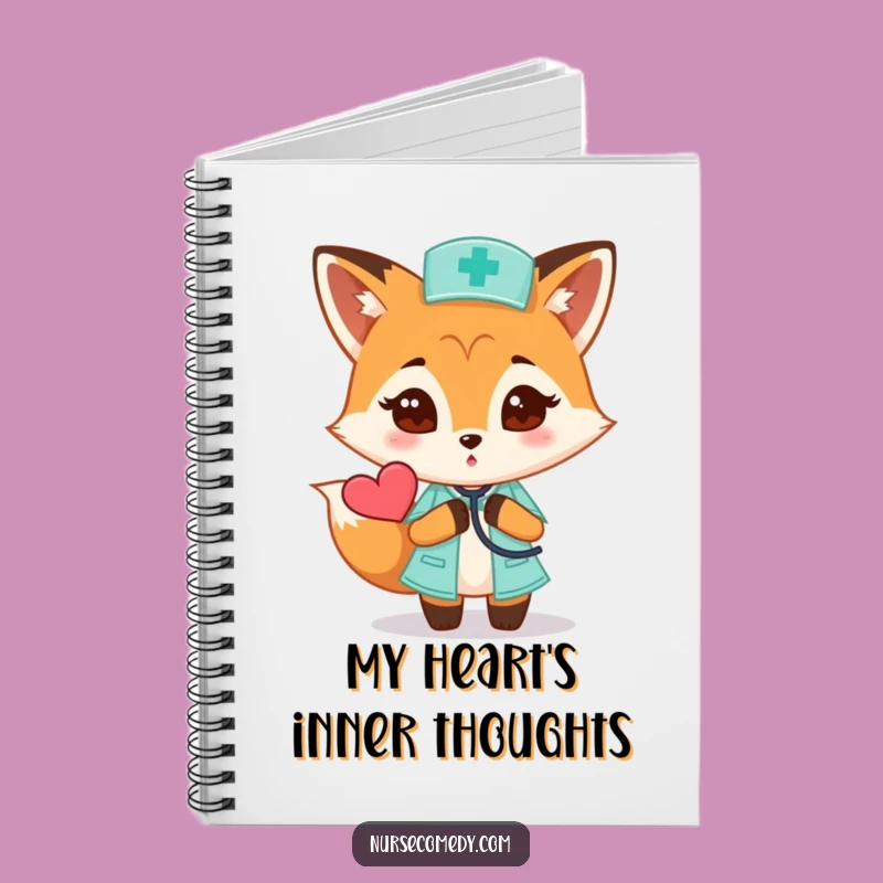 Funny Fox Nurse Notebook: Curious Notes, Practical Doctor Gift