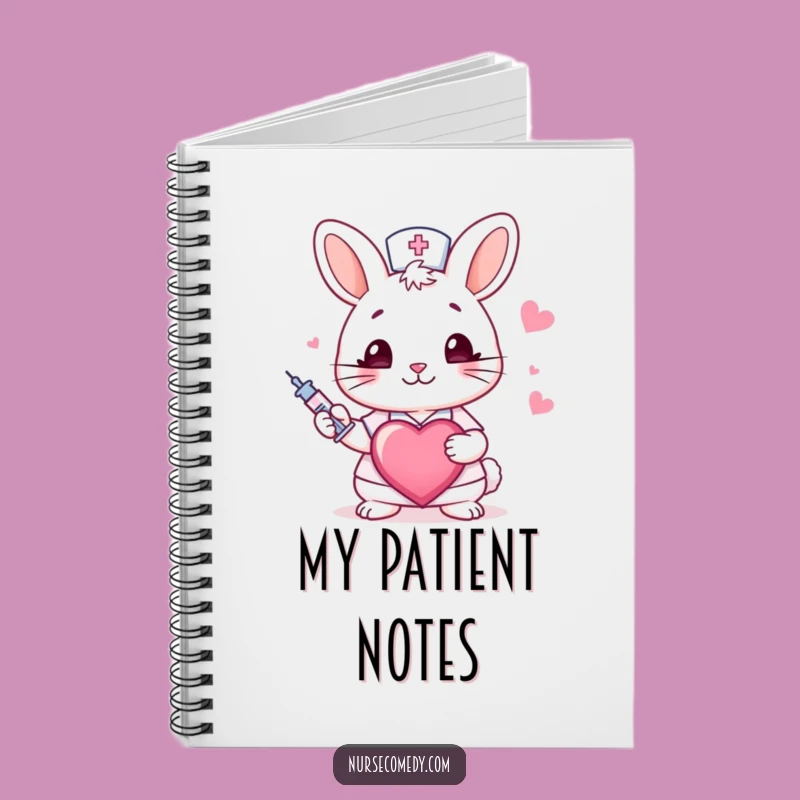 Funny Rabbit Nurse Notebook: Journal Your Healing Thoughts