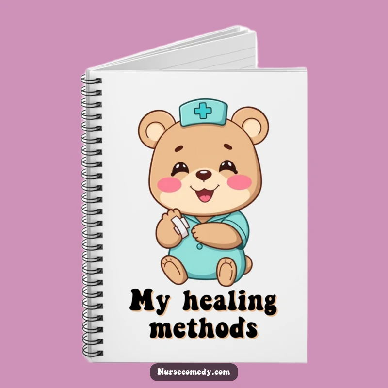 Funny Bear Nurse Journal - Hilarious Notebook for Caring Notes