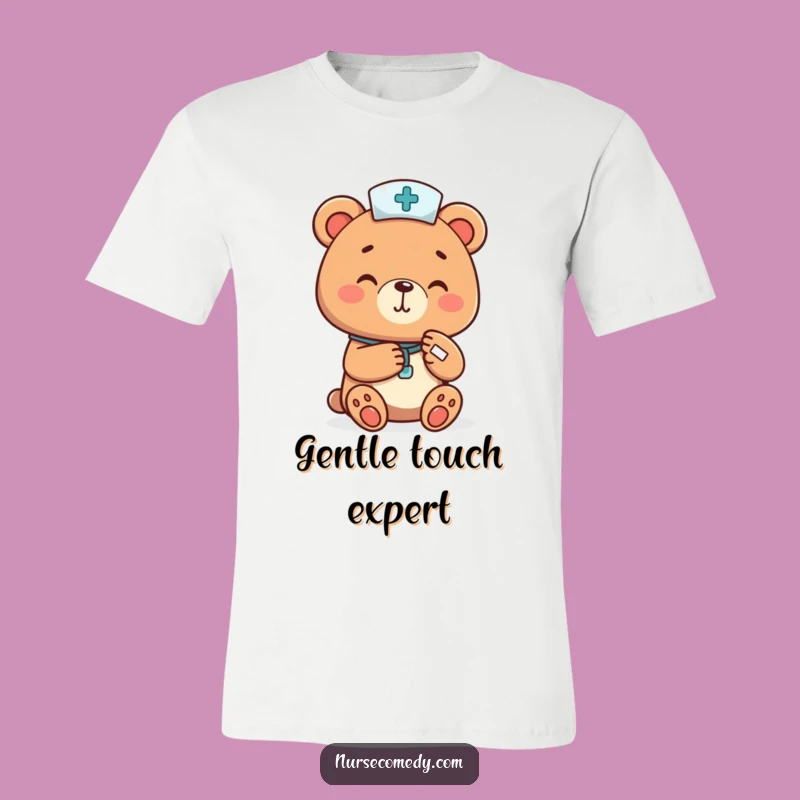 Funny Bear Nurse T-Shirt - Gentle Doctor Humorous Gift Apparel