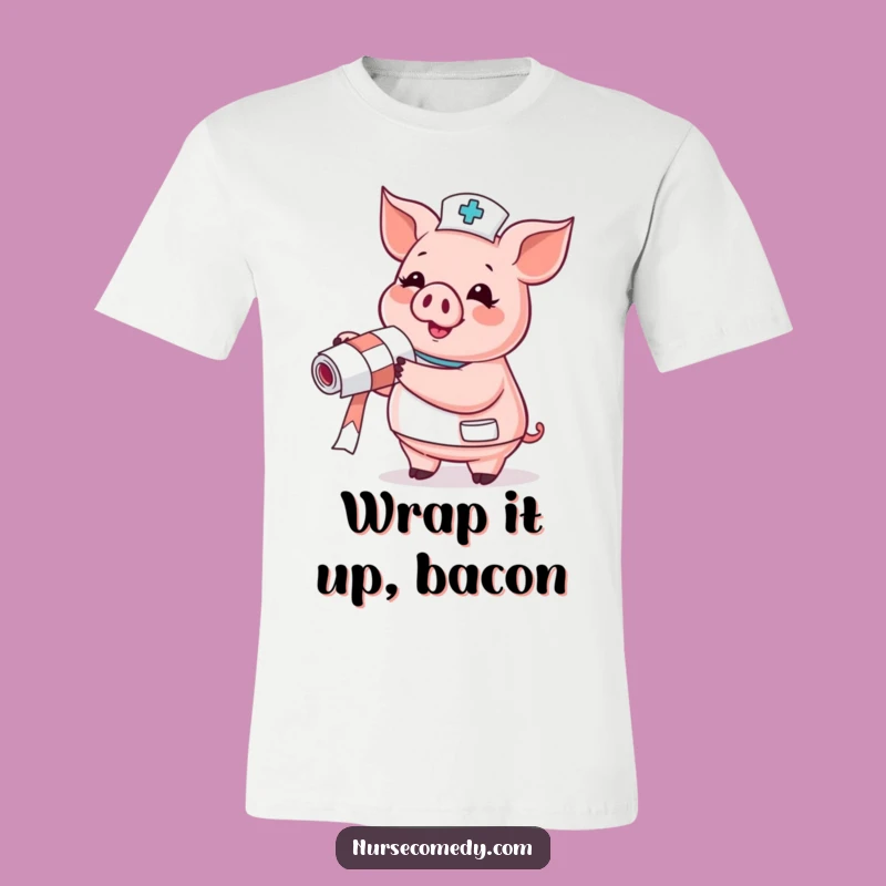 Funny Pig Nurse T-Shirt: Glee Bearer, Awesome Doctor Gift